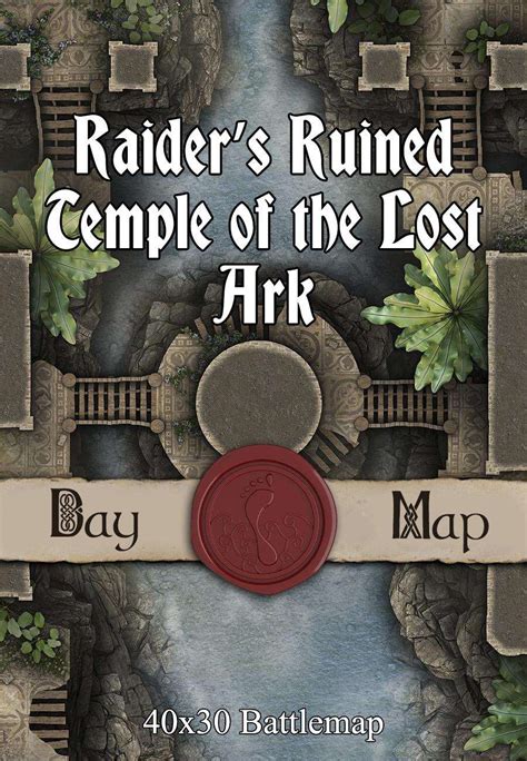 X Battlemap Raiders Ruined Temple Of The Lost Ark Seafoot