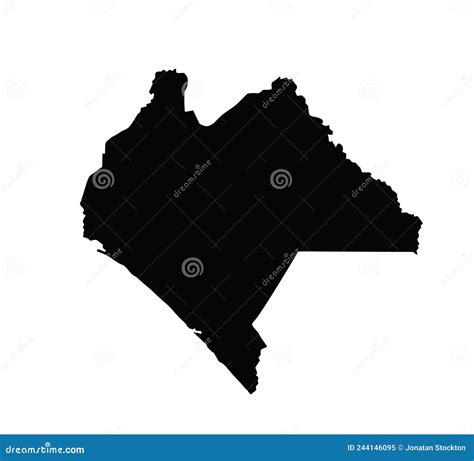 Chiapas Mexico Province Map State Vector Silhouette Illustration