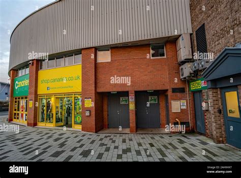 The exterior of Carrow Road stadium, the home of Norwich City Football ...