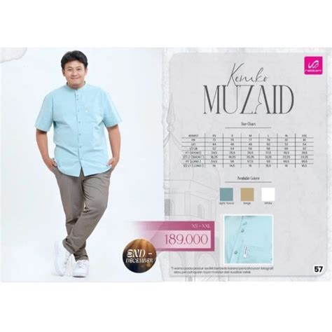 Jual Rabbani Baju Koko KEMKO MUZAID SLIMFIT PDK Shopee Indonesia