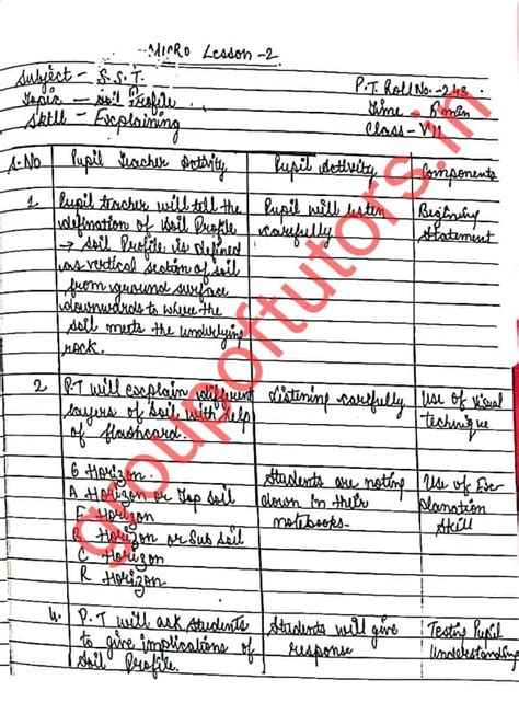 Social Science Micro Skills Micro Teaching Skills Sst Lesson Plans