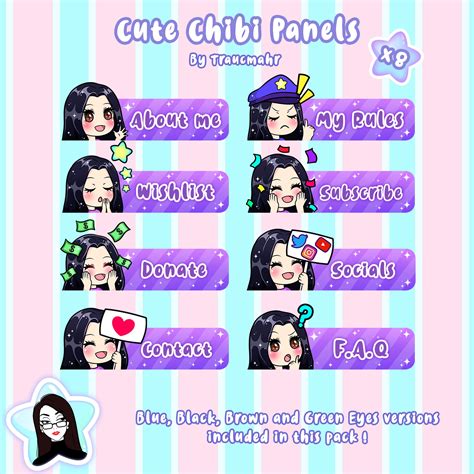 Chibi Twitch Panels