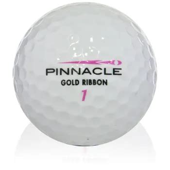 Pinnacle Gold Ribbon Golf Balls For Women Golfballs