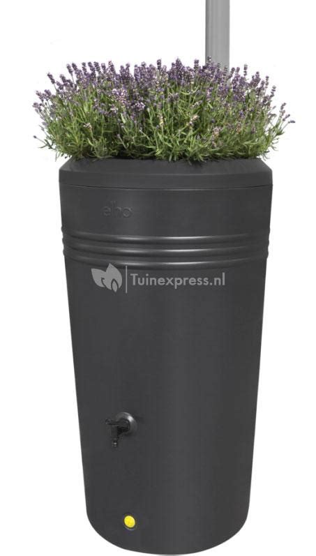 Elho Green Basics Regenton L Zwart Met Plantenbak Tuinexpress Nl