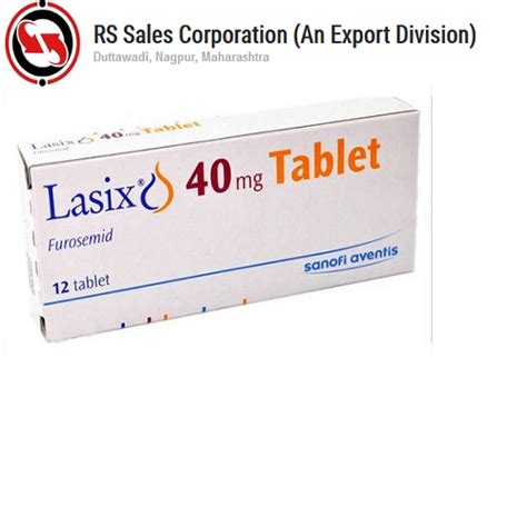 Lasix 40 Mg Tablet Packaging Size 15 Tablets 1 Strip At Best Price In