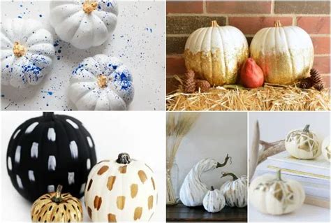 Gilded Pumpkins Crafts And Diys For A Glam Fall Crafts Fall Door