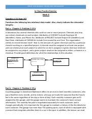 Week 8 Day 1 In Class Practice Docx MGMT 3120 DATABASE THEORY AND