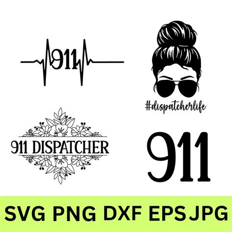 911 Dispatcher Svg Bundle 911 Dispatcher Png911 Dispatch Dispatcher