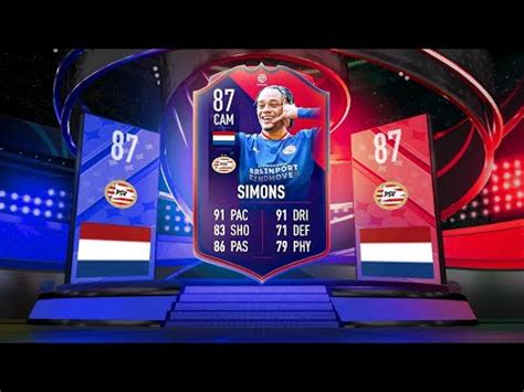 Xavi Simons Potm Eredivisie Simons Untradeable Sbc Fifa Ultimate