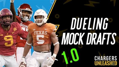 Dueling Chargers Mock Draft 10 2023 Nfl Draft Prospects Trade Down