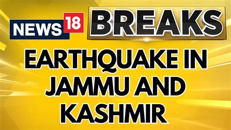 Jammu And Kashmir News Earth Quake Jolts Jammu Kashmir Tremors Felt