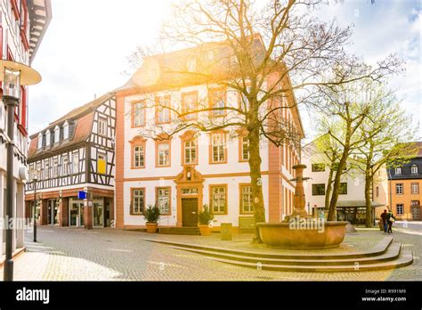 Historical City of Bensheim, Germany Stock Photo - Alamy