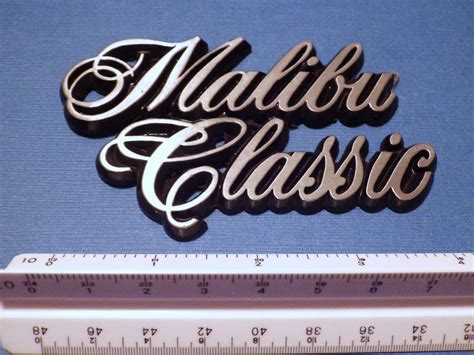 1978 83 Chevrolet Malibu Classic Emblem