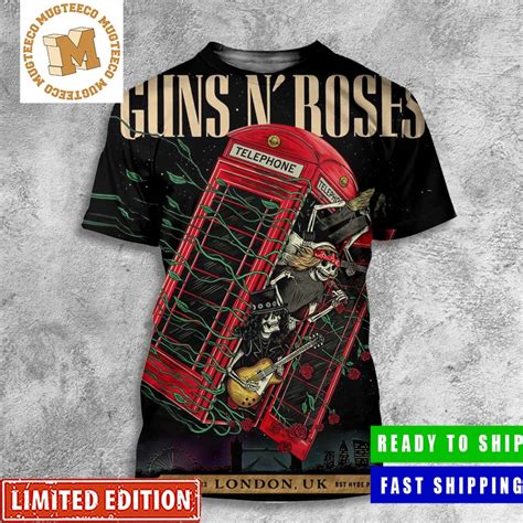 Guns N Roses London Uk Event June All Over Print Shirt Mugteeco