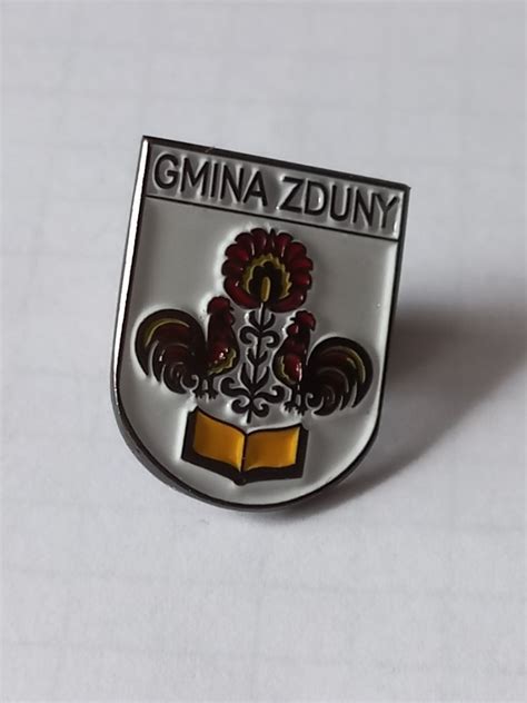 Herb Gminy Zduny Przypinka Pin Siedlce Kup Teraz Na Allegro Lokalnie