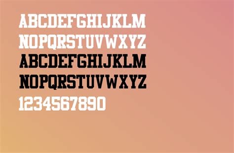 Athletic Font - Download Fonts