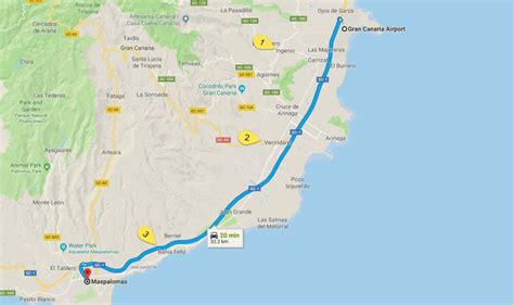 Gran Canaria Airport Map