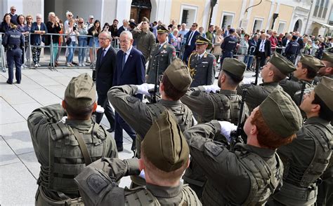 Bundesheer Aktuell Militärischer Empfang des Bundespräsidenten zur