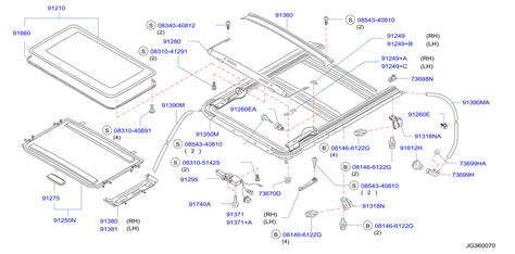 Infiniti Q Sunroof Drain Hose Grommet Faulkner