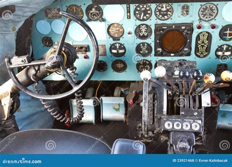 Douglas DC-7 Cockpit Stock Image | CartoonDealer.com #22491433