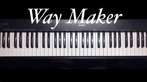 Way Maker Sinach Leeland Piano Cover Lyrics Youtube