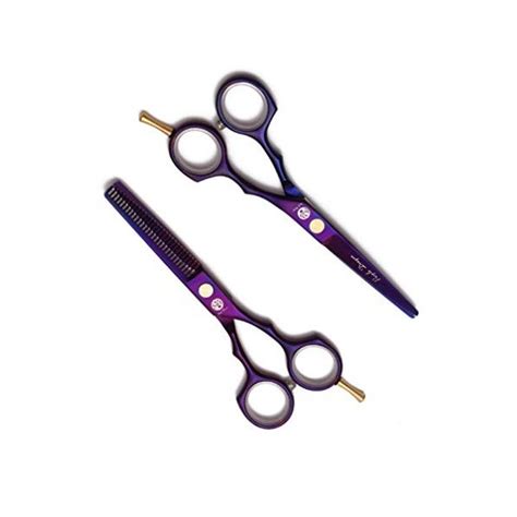 Professionnel Coupe De Cheveux 5 5 Pouces Violet Barber Ciseaux Ami