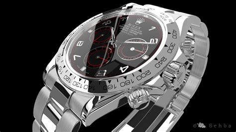 3d Modeling Rolex Daytona Behance