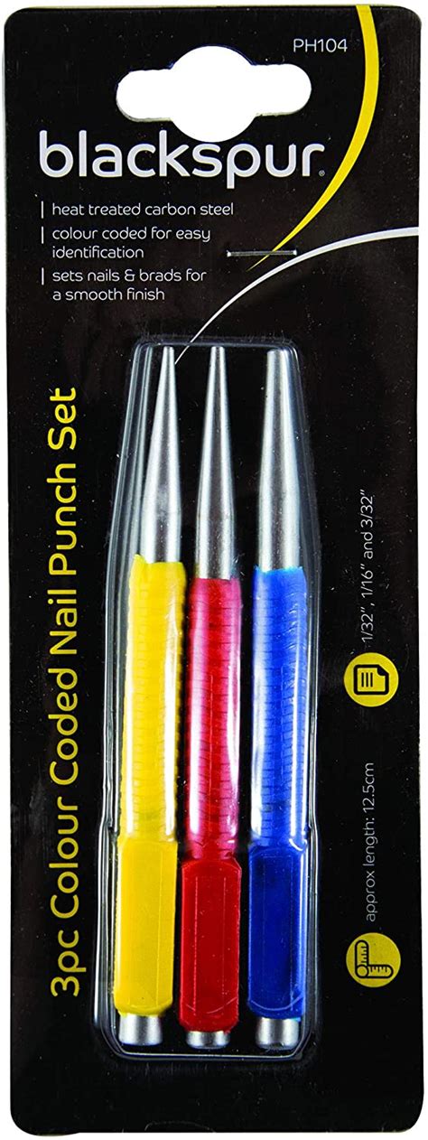 Ph104 Color Coded Nail Punch Set │ 新昌電腦有限公司 Sun Cheong Computer Company Limited