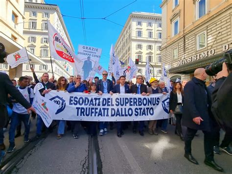 Superbonus Conte In Testa Al Corteo Degli Esodati