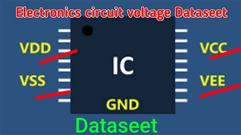 Electronics Circuit Voltage Dataseet Vdd Vcc Vee Vss Electronics