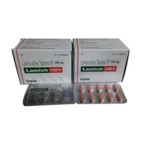 Lamivir HBV 10 Tablets Lamivudine 100mg Tablets Cipla Ltd