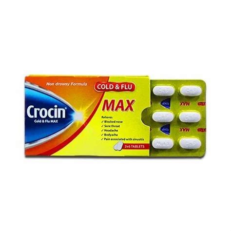 crocin-cold, 500 mg at Rs 100/box in New Delhi | ID: 2853996150633