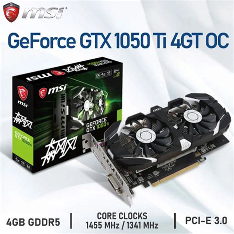 MSI Geforce GTX1050Ti Blog Knak Jp