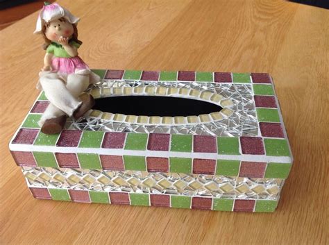 Pin Von Charlotte Grace Auf Mosaic Tissue Boxes Projekte Mosaik Basteln