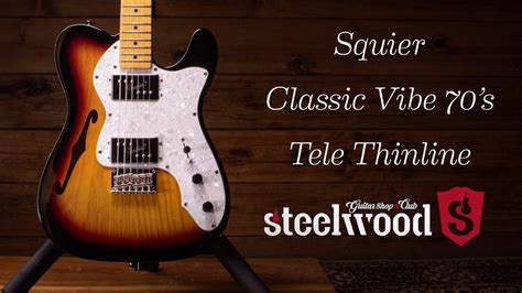 Una Guitarra Atemporal Squier Classic Vibe S Telecaster Thinline Hh