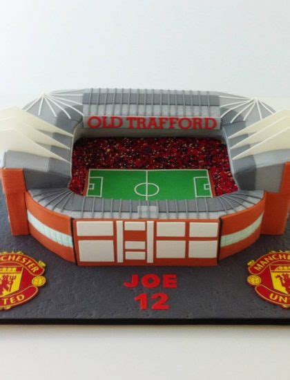 Old Trafford Stadium Cake Sugarlily Cakes