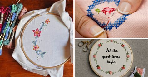 Tipos De Bordados A Mão - 7 Tipos de bordado à mão para se inspirar a começar