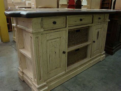 20+ Distressed Wood Kitchen Island - DECOOMO