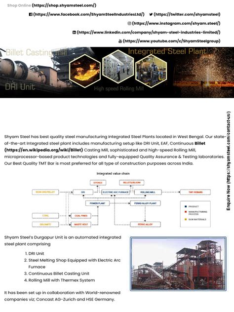 TMT Bar Manufacturing Plants and Process With Latest Technology | PDF ...