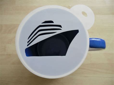 100mm cruise ship stencil