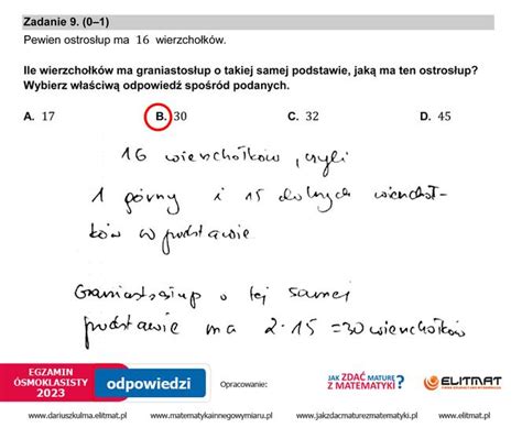 Egzamin ósmoklasisty 2023 matematyka Zadania arkusze CKE i