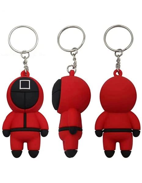 Squid Game Keyring Pedant Gift Cm