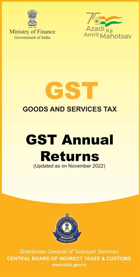 Taxation Updates On Twitter 14 GST Annual Return Https Cbic Gov