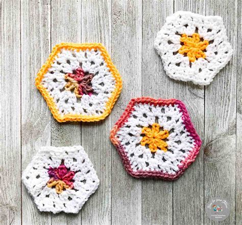 Crochet Granny Hexagon Pattern Itchin For Some Stitchin