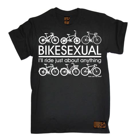 Cycling Bikesexual Bicycle Cycle Funny Top Birthday Tee Sports T Shirt