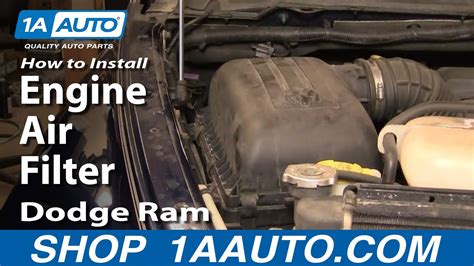 How To Replace Engine Air Filter Dodge Ram A Auto