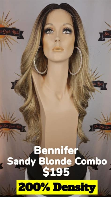 Bennifer Sandy Blonde Combo Dee Lite Dee Signs Hair