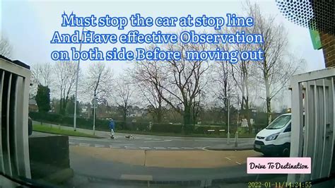 How To Drive Out From Loughton Driving Test Centre Youtube