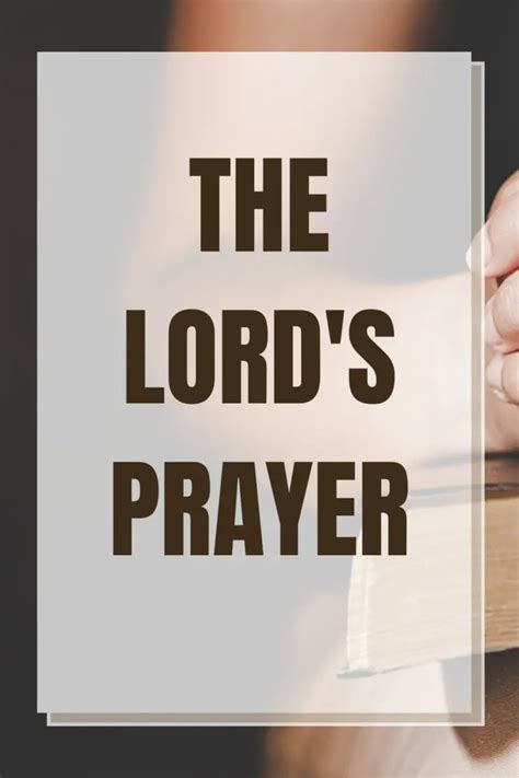 The Lord’s Prayer