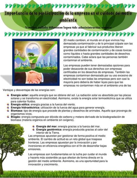 Empresas Y Ambiente Nallely Siflop UDocz